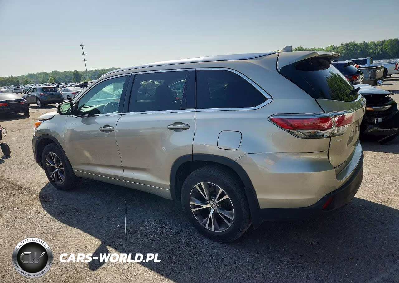 2016 Toyota Highlander Xle VIN:5TDJKRFH7GS506688 - 2