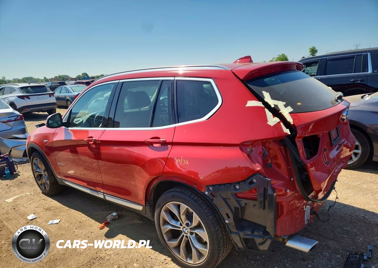 2015 BMW X3 xDrive28D VIN:5UXWY3C54F0E97530 - 2