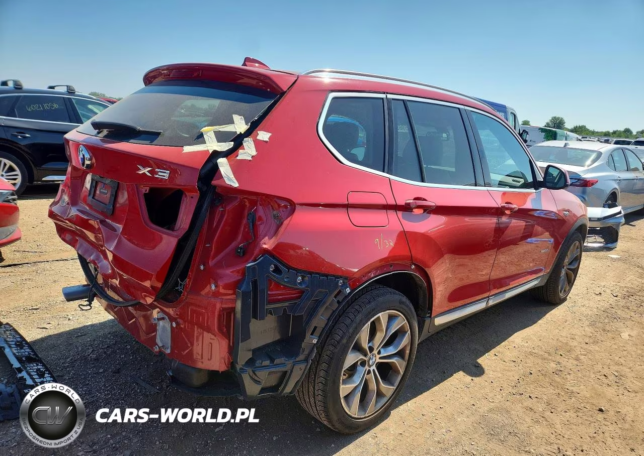 2015 BMW X3 xDrive28D VIN:5UXWY3C54F0E97530 - 3