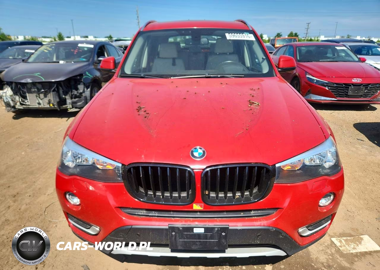 2015 BMW X3 xDrive28D VIN:5UXWY3C54F0E97530 - 5