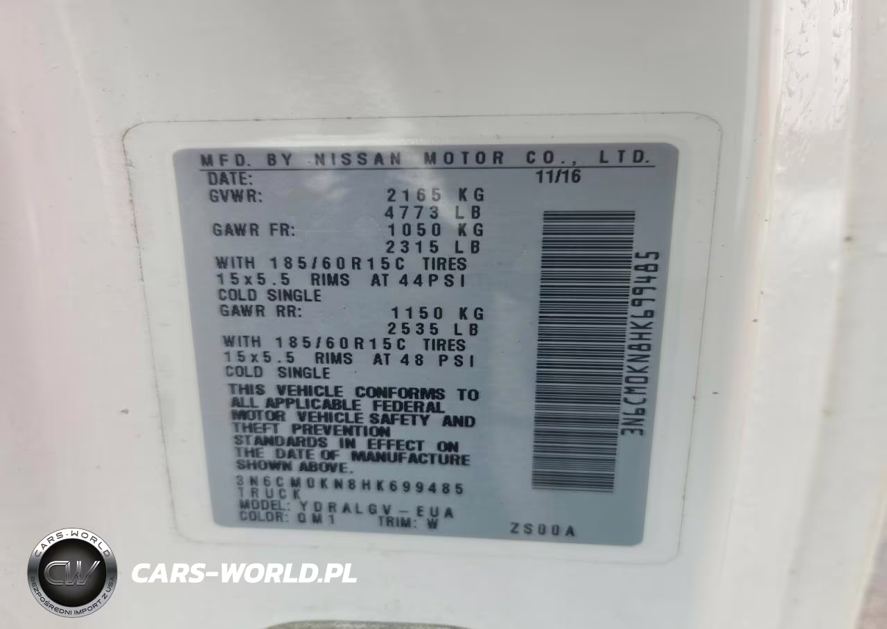 2017 Nissan Nv200 Sv VIN:3N6CM0KN8HK699485 - 13