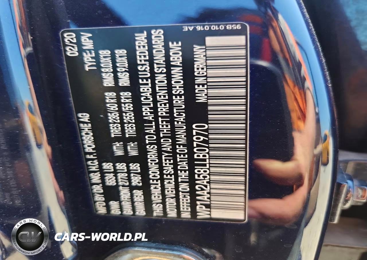 2020 Porsche Macan VIN:WP1AA2A58LLB07970 - 13
