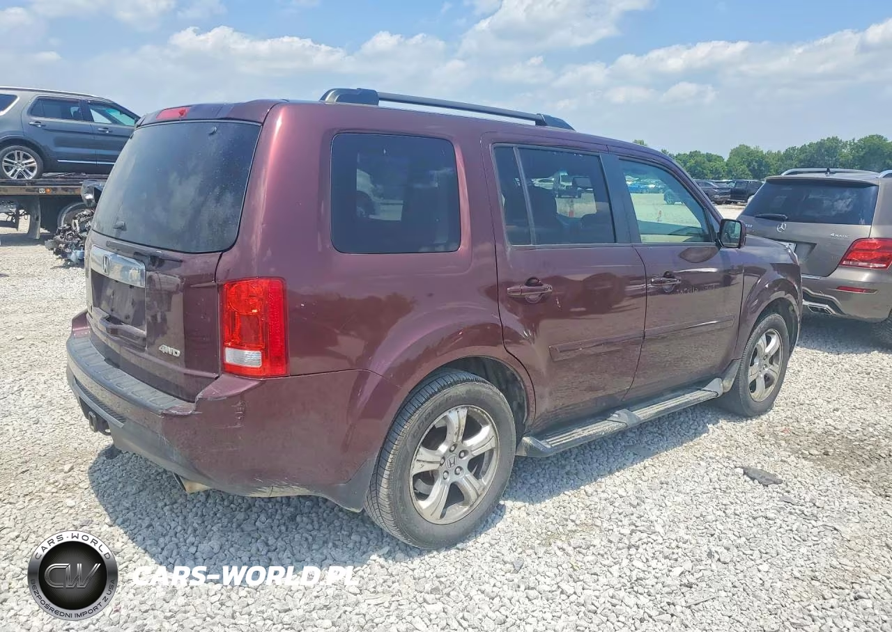 2012 Honda Pilot Exl VIN:5FNYF4H54CB018290 - 3