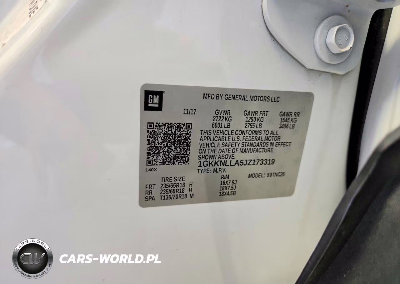 2018 GMC Acadia Sle VIN:1GKKNLLA5JZ173319 - 13