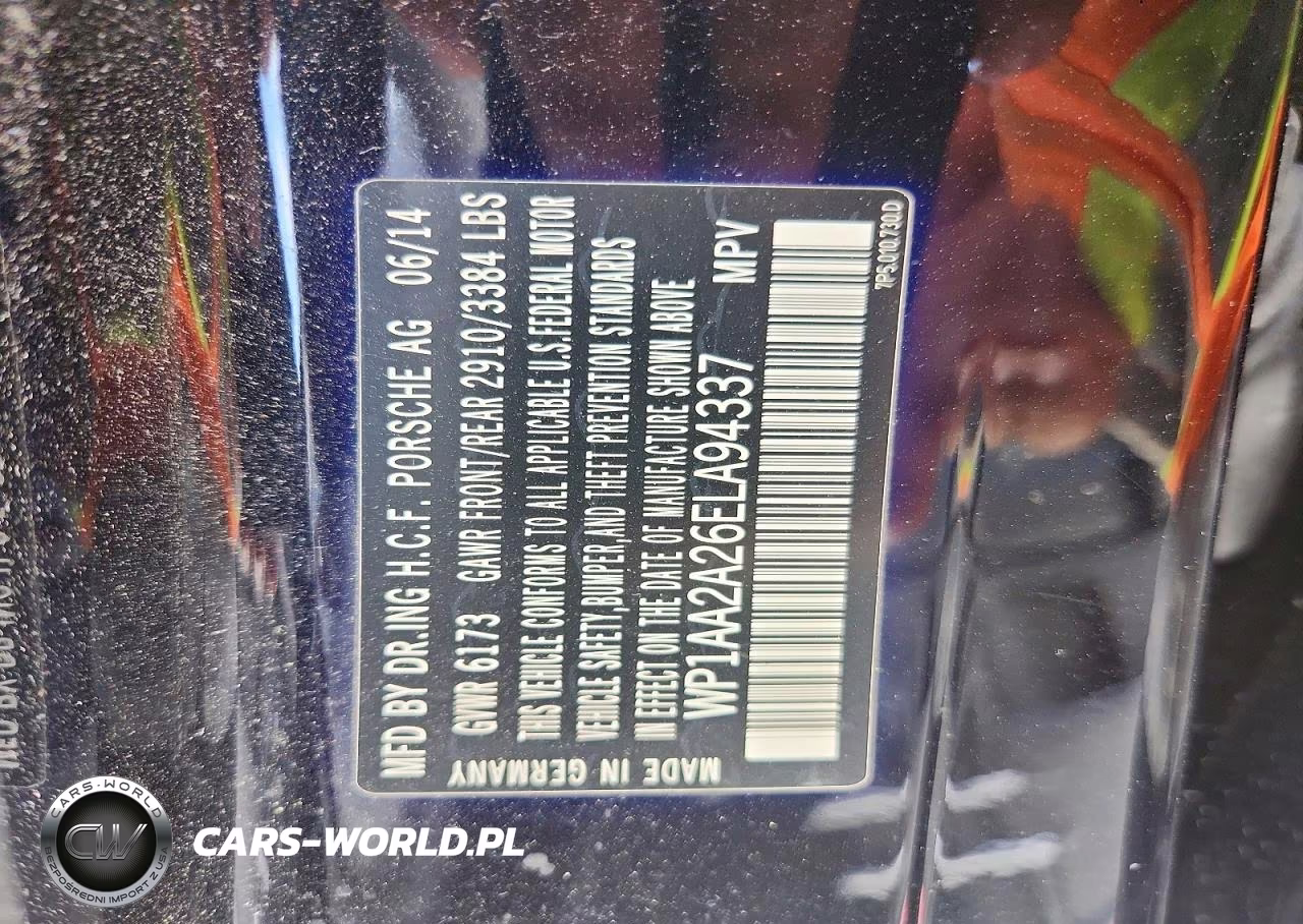 2014 Porsche Cayenne VIN:WP1AA2A26ELA94337 - 13