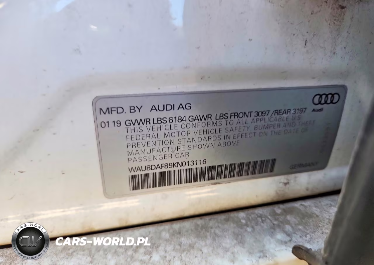 2019 Audi A8 L VIN:WAU8DAF89KN013116 - 13