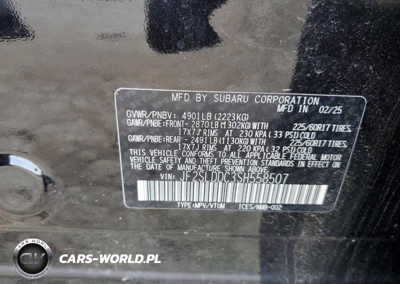 2025 Subaru Forester Premium VIN:JF2SLDDC3SH558507 - 14