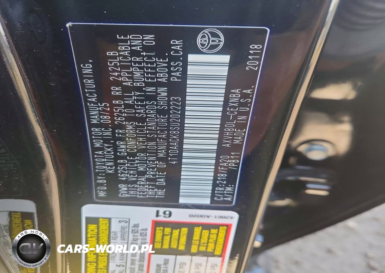 2025 Toyota Camry Xse VIN:4T1DAACK8SU202223 - 12