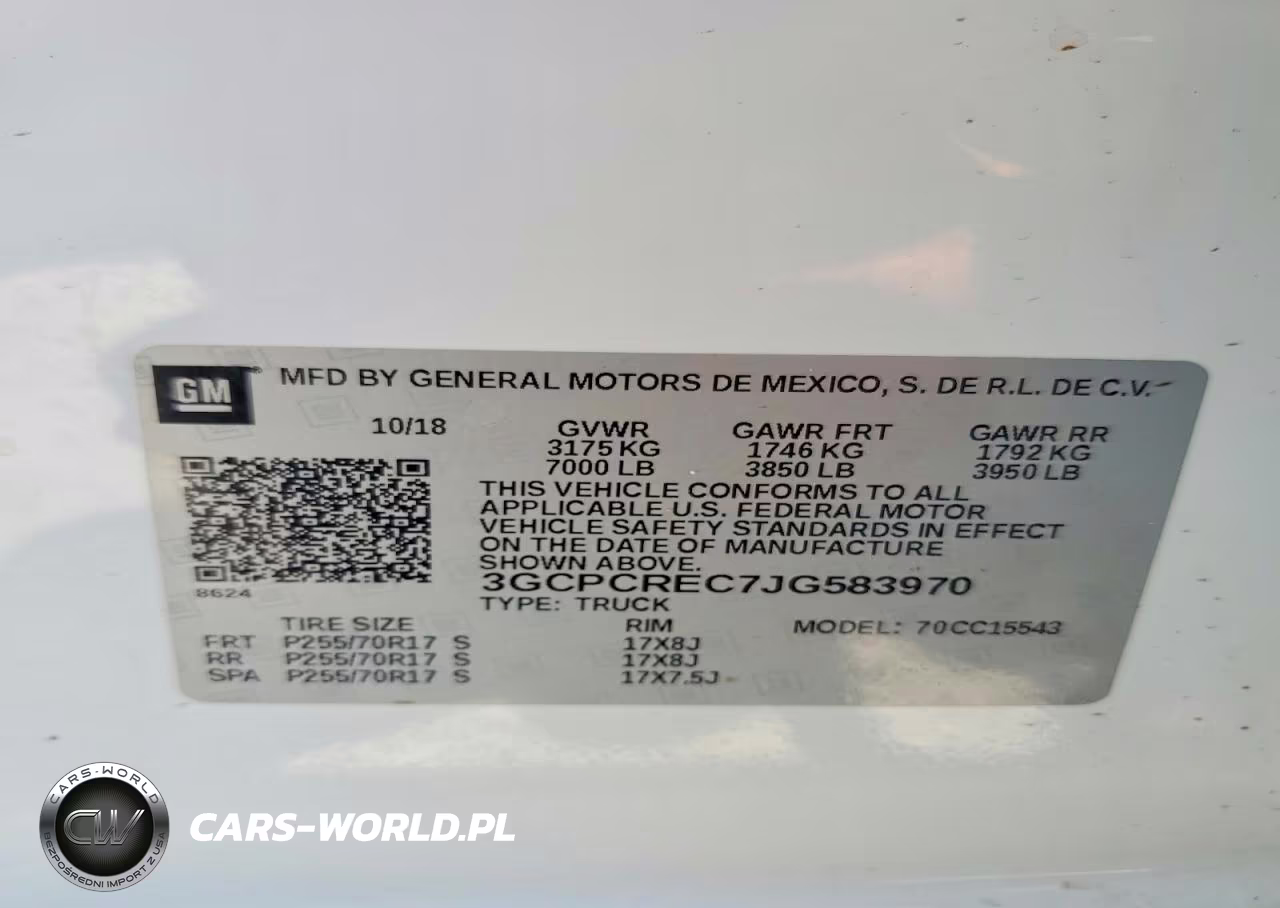 2018 Chevrolet Silverado C1500 Lt VIN:3GCPCREC7JG583970 - 12