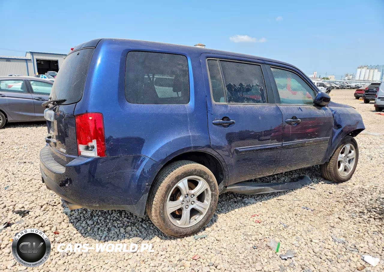 2014 Honda Pilot Exl VIN:5FNYF4H57EB042246 - 3