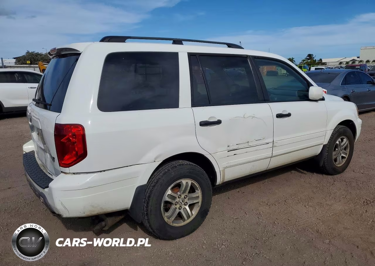 2005 Honda Pilot Exl VIN:2HKYF18625H541917 - 3