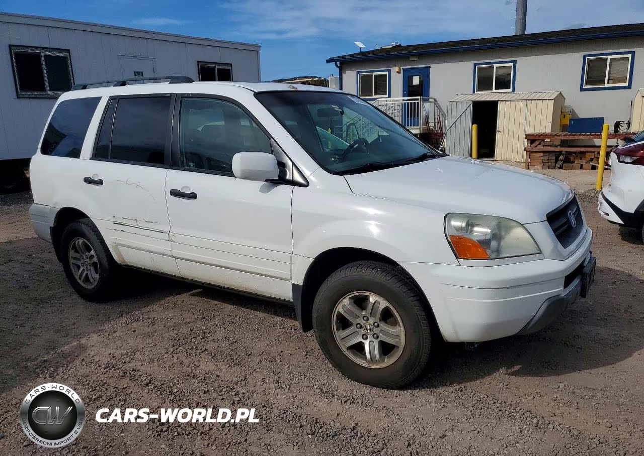 2005 Honda Pilot Exl VIN:2HKYF18625H541917 - 4