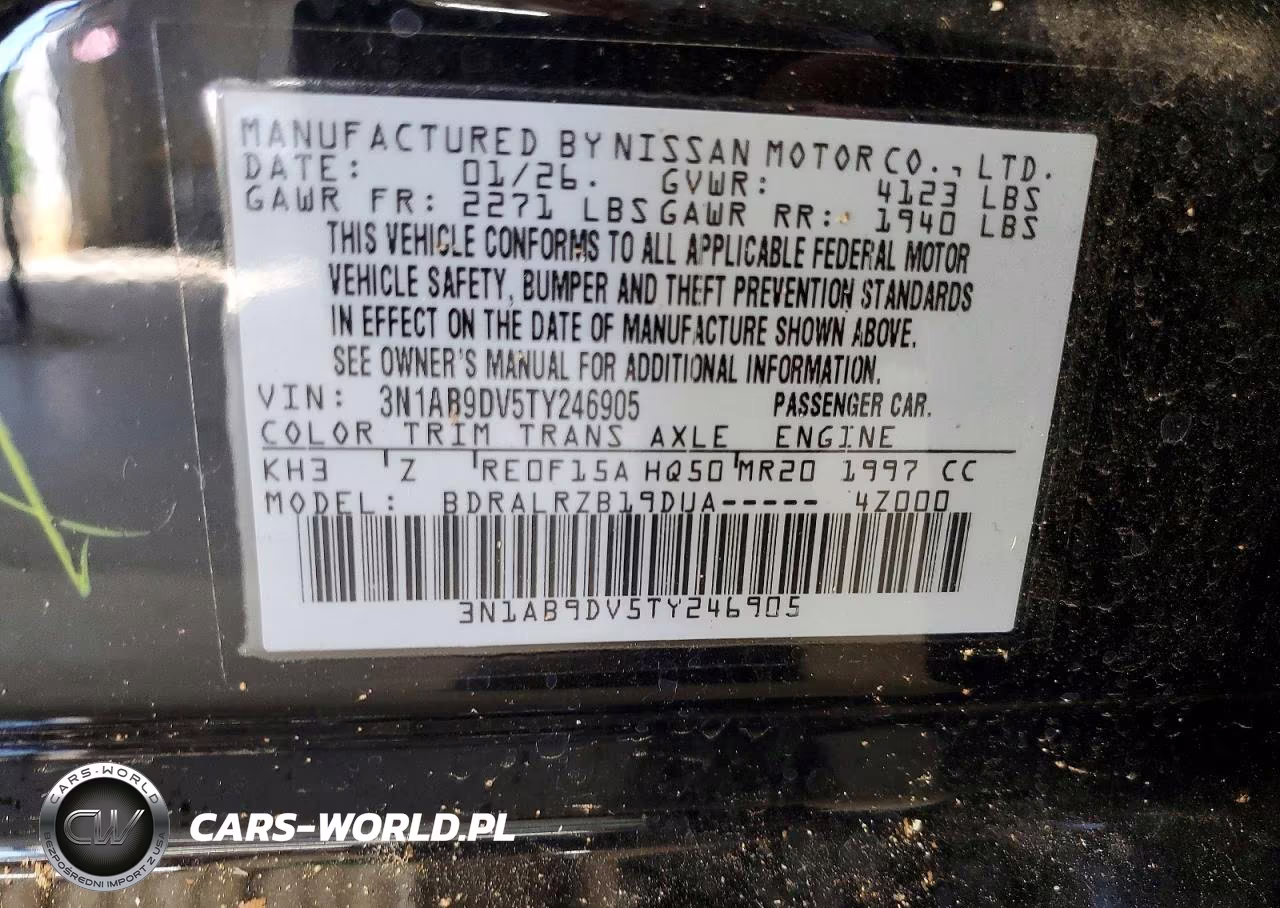 2021 Nissan Sentra Sr VIN:3N1AB9DV5TY246905 - 12