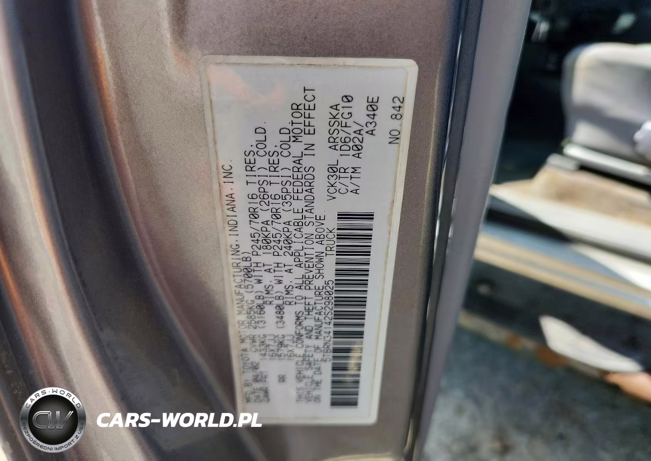 2002 Toyota Tundra Access Cab Sr5 VIN:5TBRN34142S298025 - 12