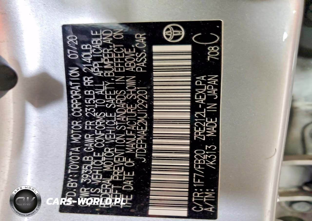2021 Toyota Corolla Le VIN:JTDEPMAE2MJ129201 - 12