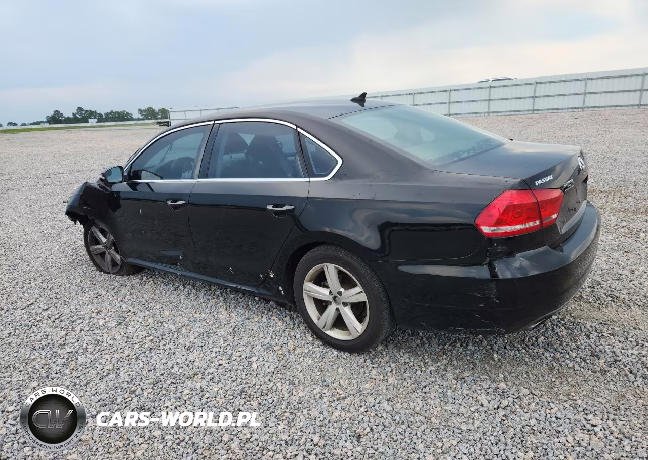 2013 Volkswagen Passat Se VIN:1VWBP7A30DC031109 - 2
