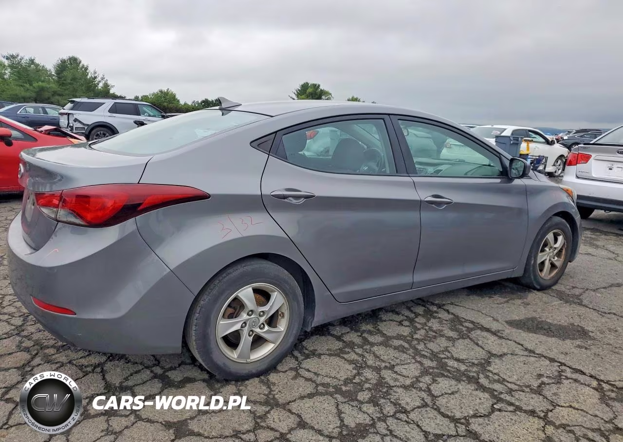 2014 Hyundai Elantra Se VIN:5NPDH4AE8EH517505 - 3