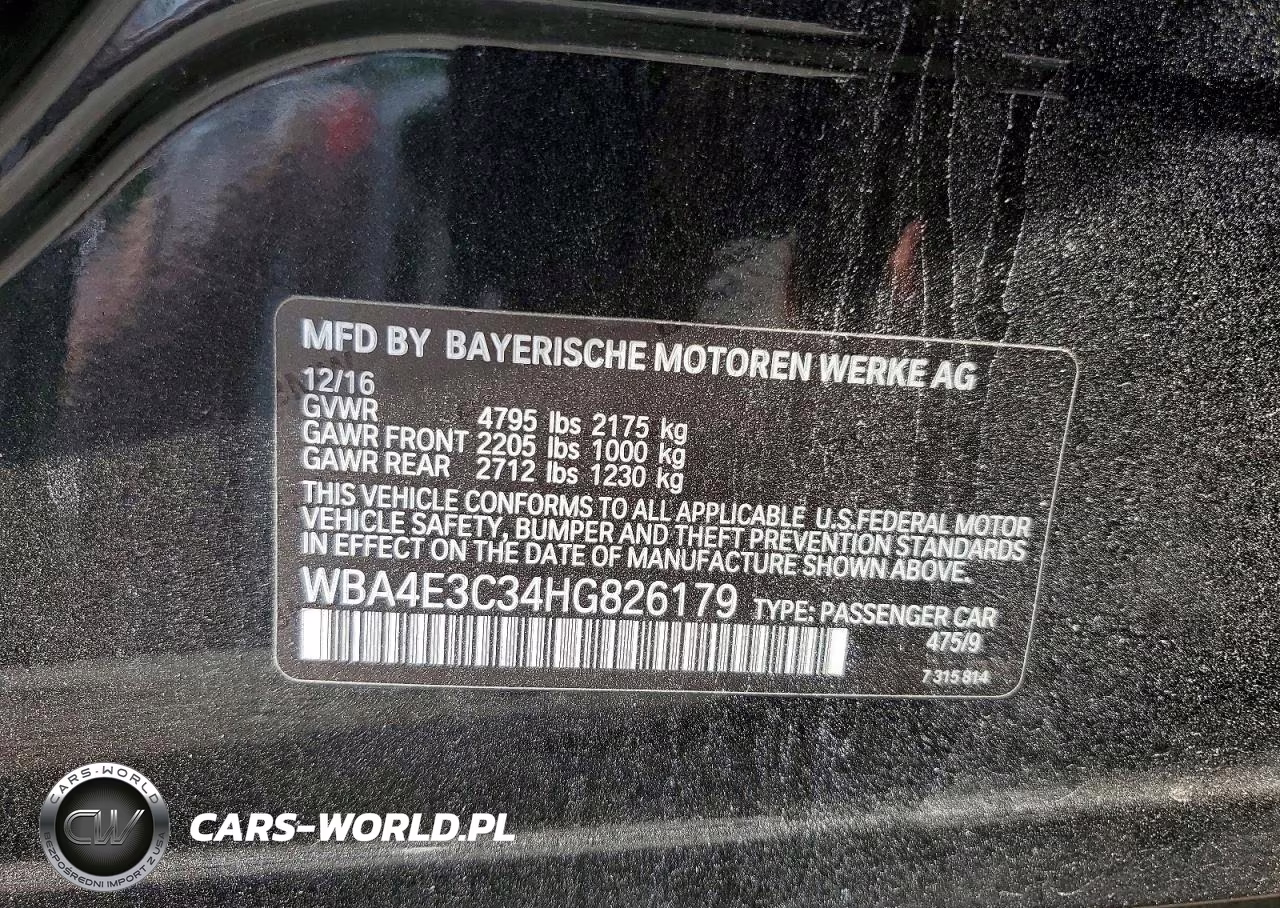 2017 BMW M440I VIN:WBA4E3C34HG826179 - 12