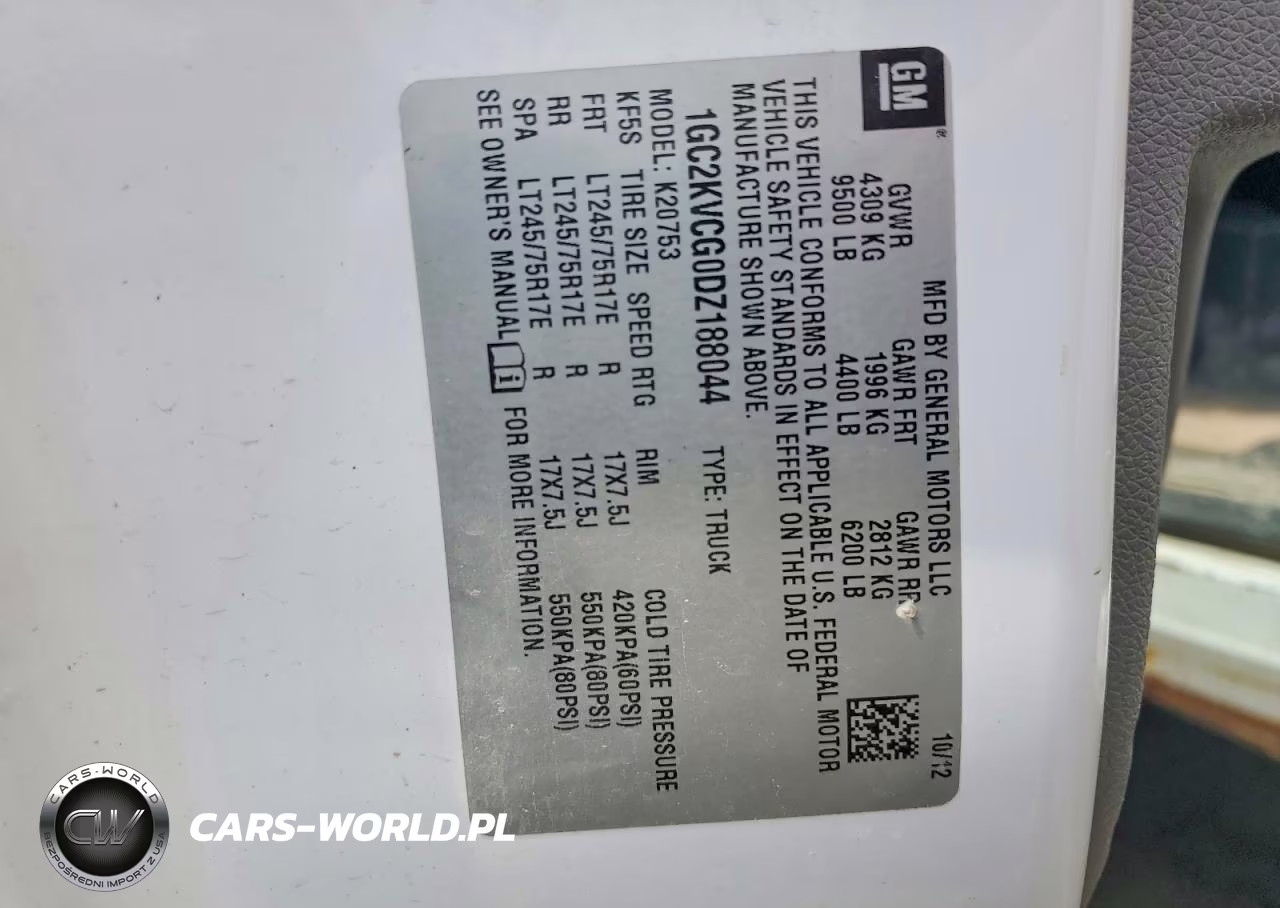 2013 Chevrolet Silverado K2500 Heavy Duty VIN:1GC2KVCG0DZ188044 - 12