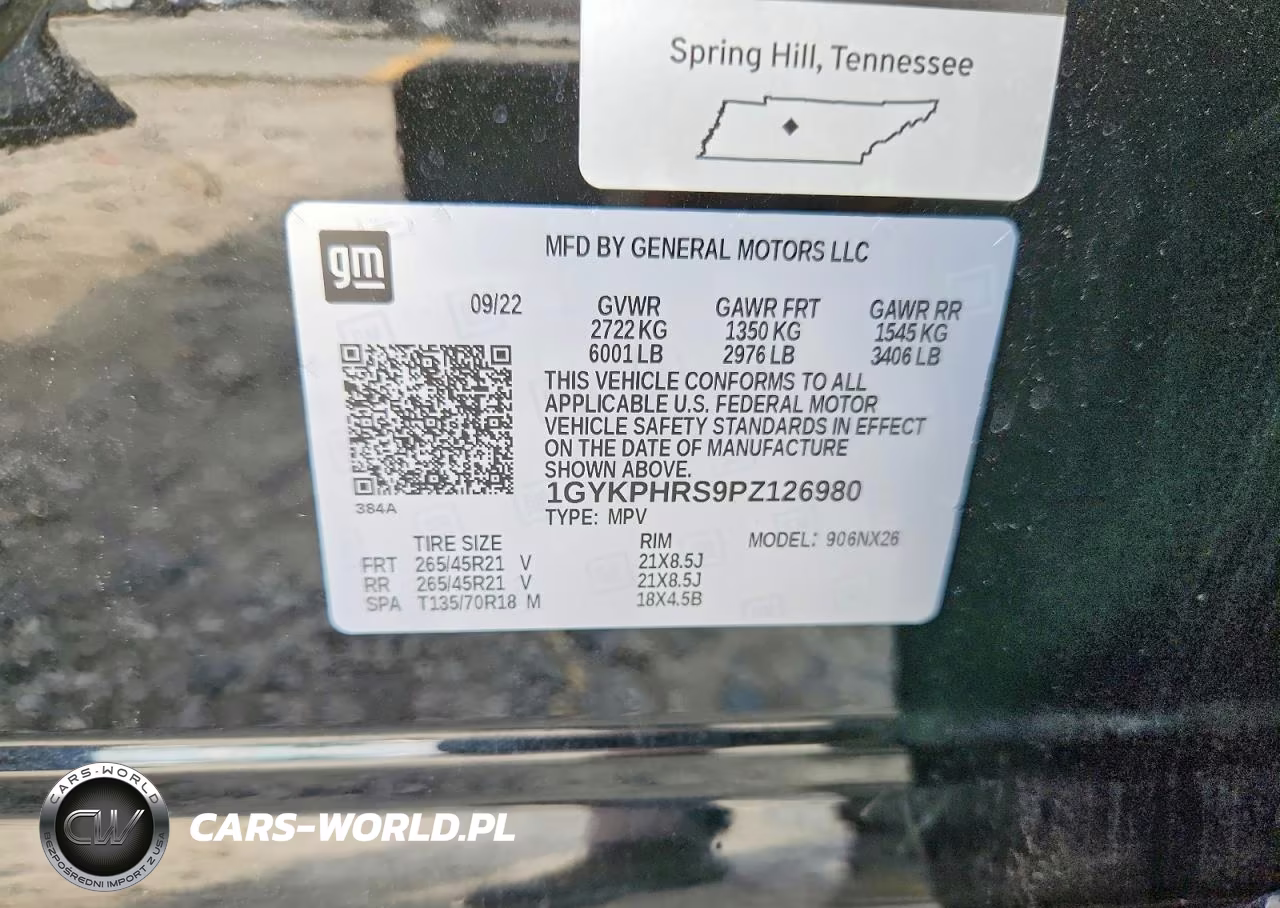 2023 Cadillac Xt6 Sport Platinum VIN:1GYKPHRS9PZ126980 - 14