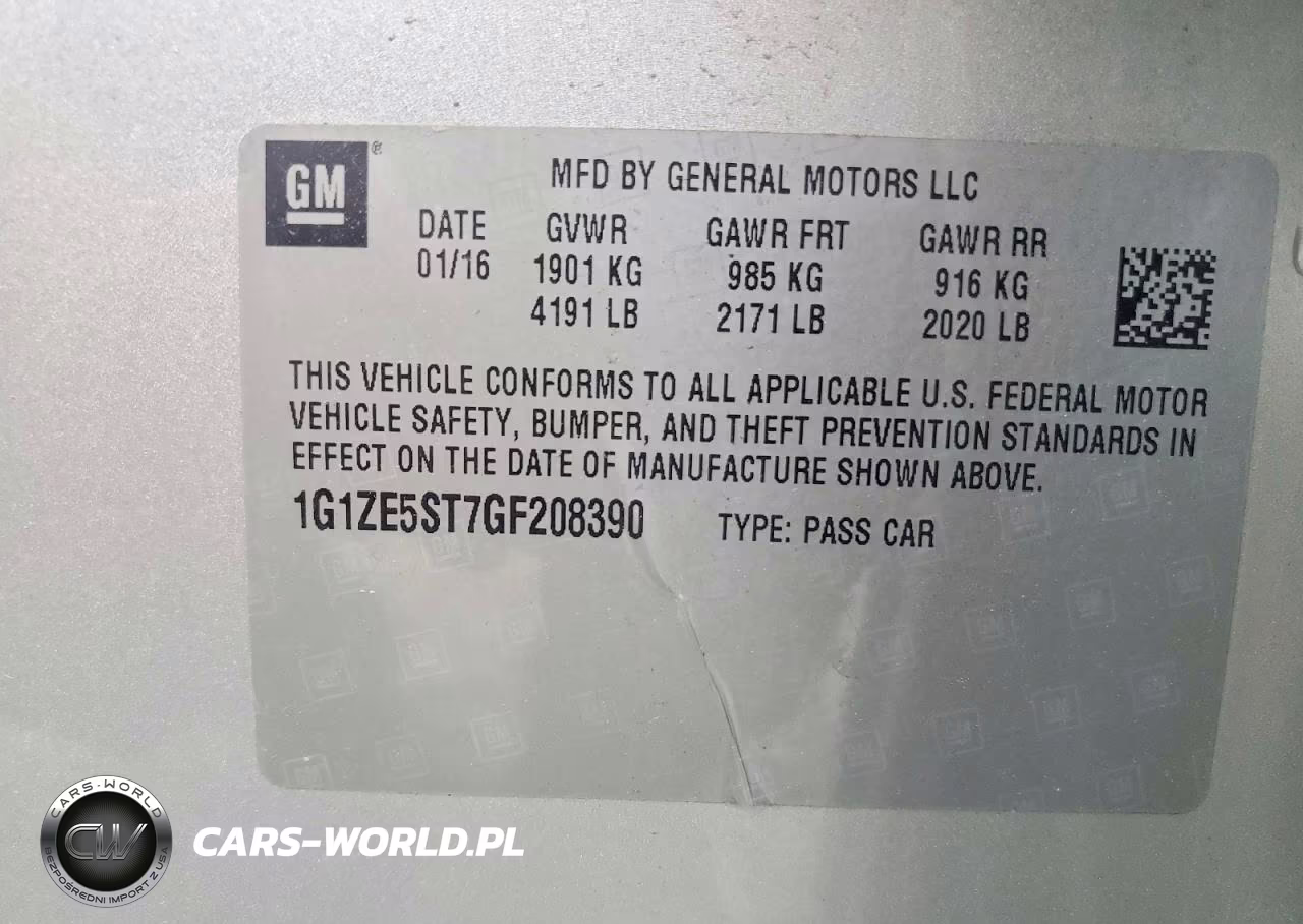 2016 Chevrolet Malibu Lt VIN:1G1ZE5ST7GF208390 - 12