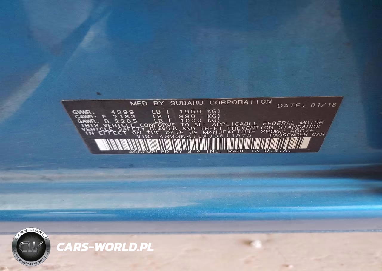 2018 Subaru Impreza Limited VIN:4S3GKAT6XJ3611975 - 12