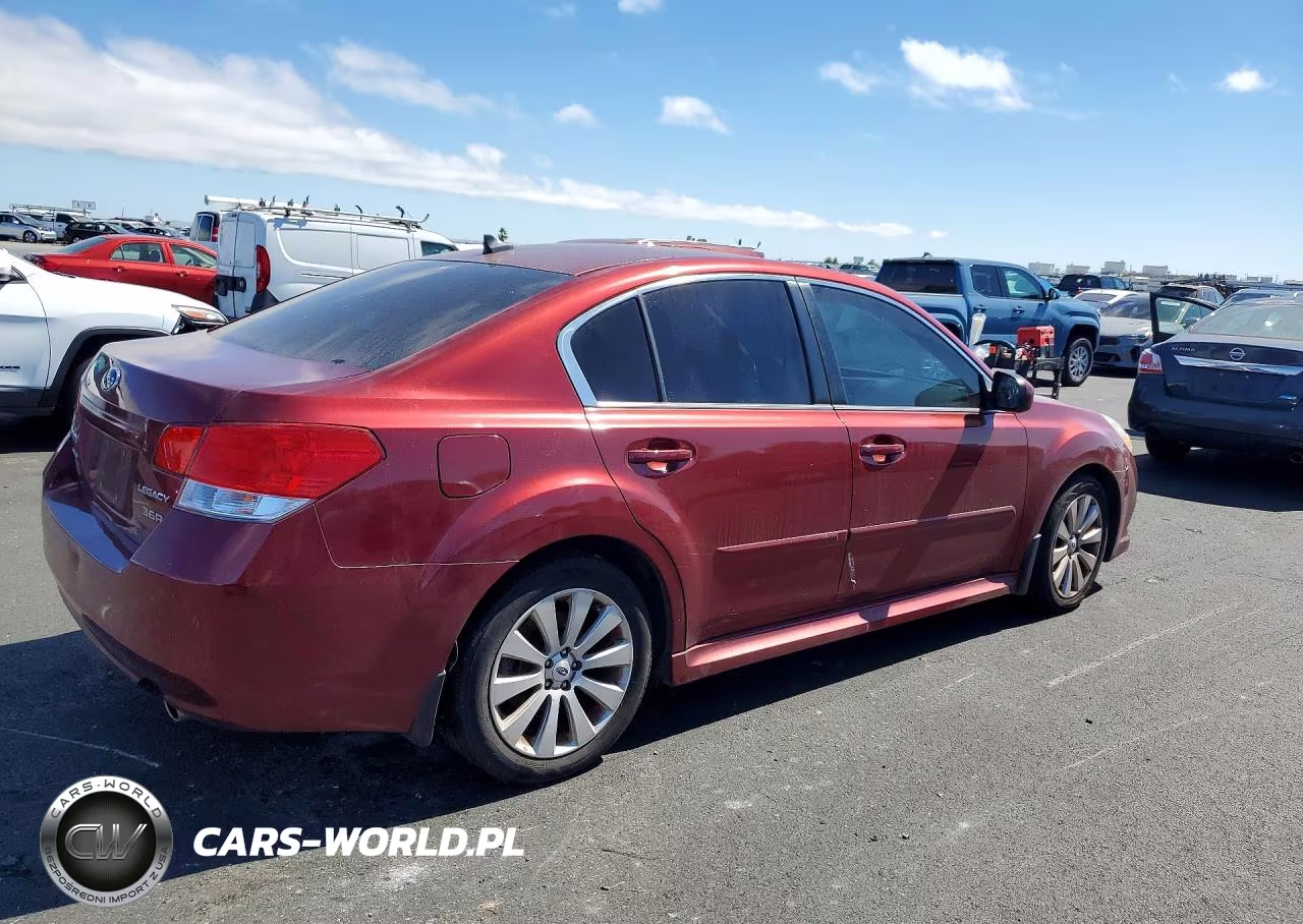2012 Subaru Legacy 3.6R Limited VIN:4S3BMDK6XC2013563 - 3