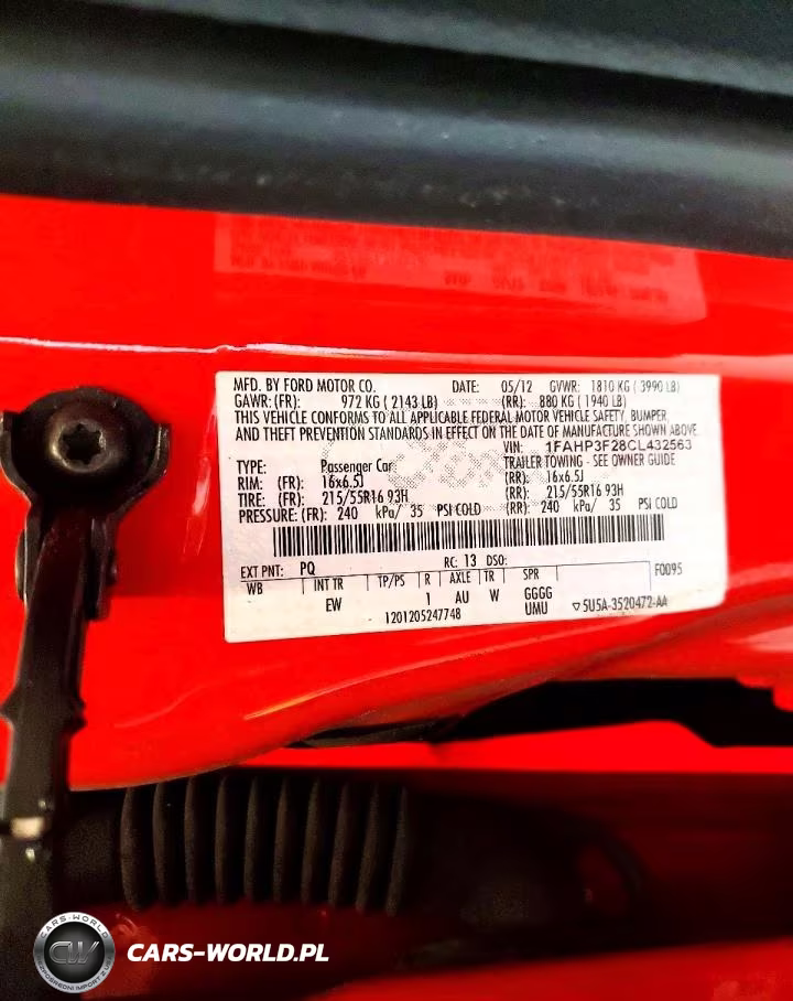 2012 Ford Focus Se VIN:1FAHP3F28CL432563 - 12