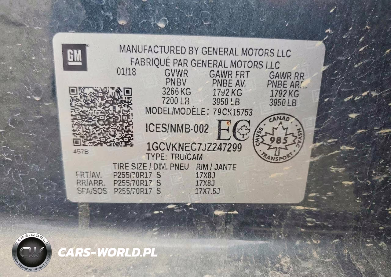2018 Chevrolet Silverado K1500 VIN:1GCVKNEC7JZ247299 - 12