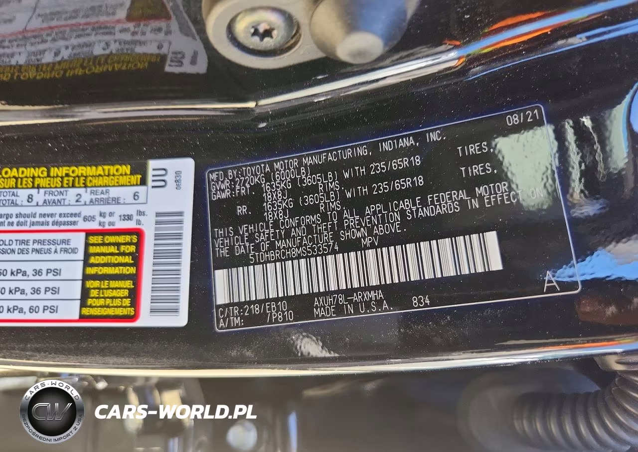 2021 Toyota Highlander Hybrid Xle VIN:5TDHBRCH8MS533574 - 14