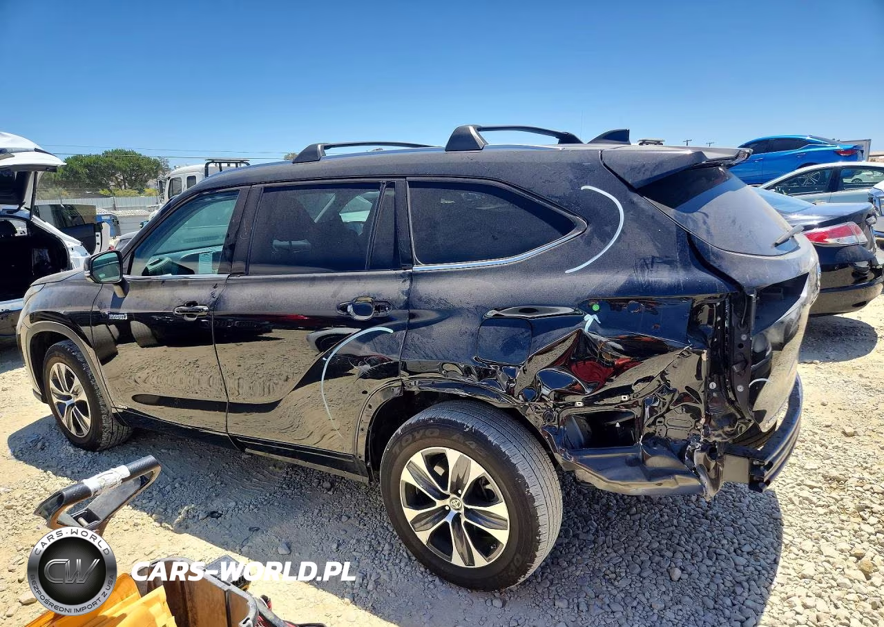 2021 Toyota Highlander Hybrid Xle VIN:5TDHBRCH8MS533574 - 2