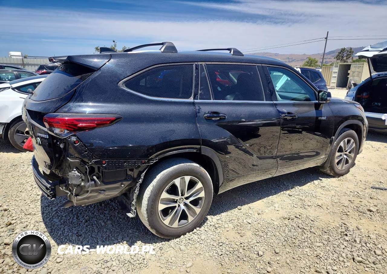2021 Toyota Highlander Hybrid Xle VIN:5TDHBRCH8MS533574 - 3