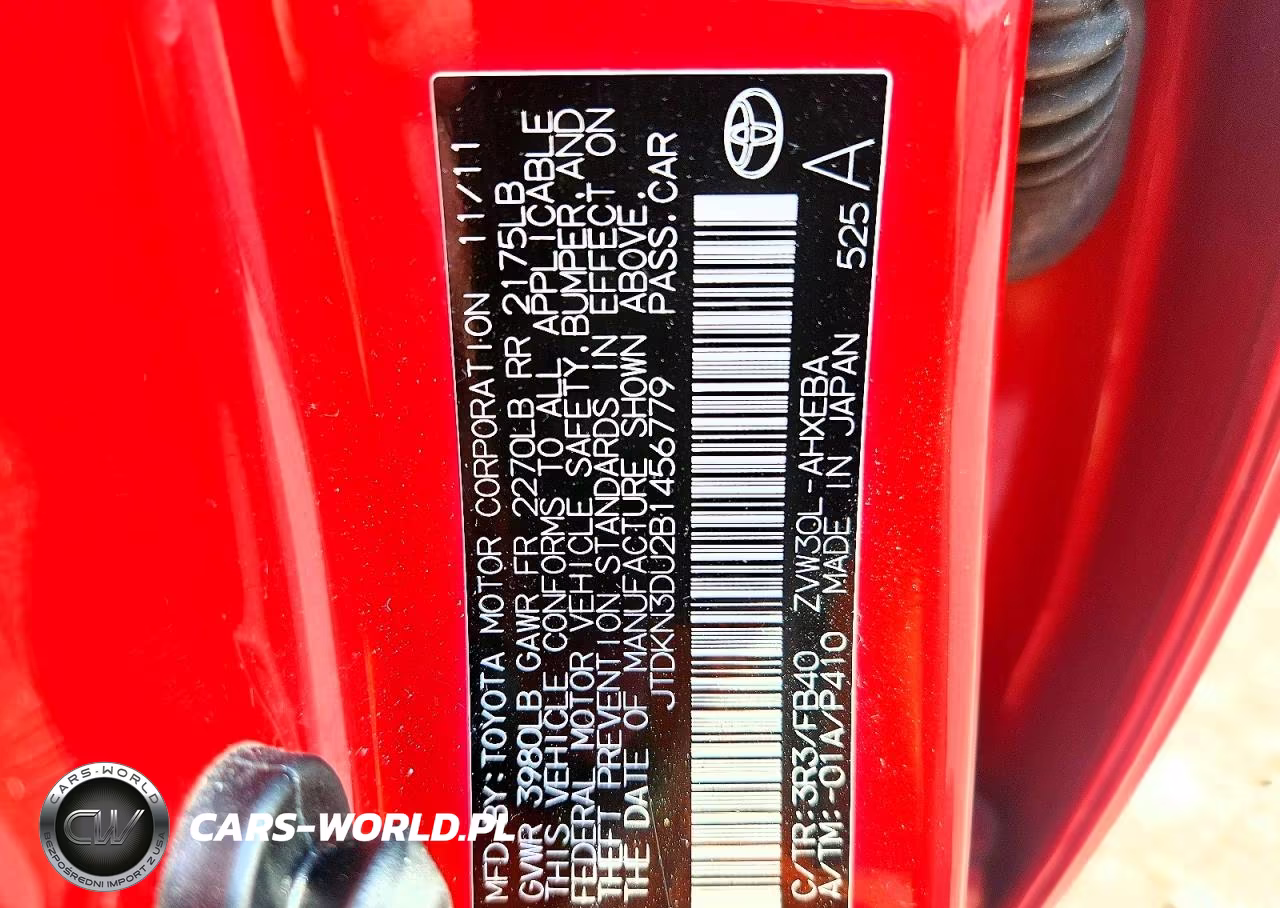 2011 Toyota Prius Three VIN:JTDKN3DU2B1456779 - 12