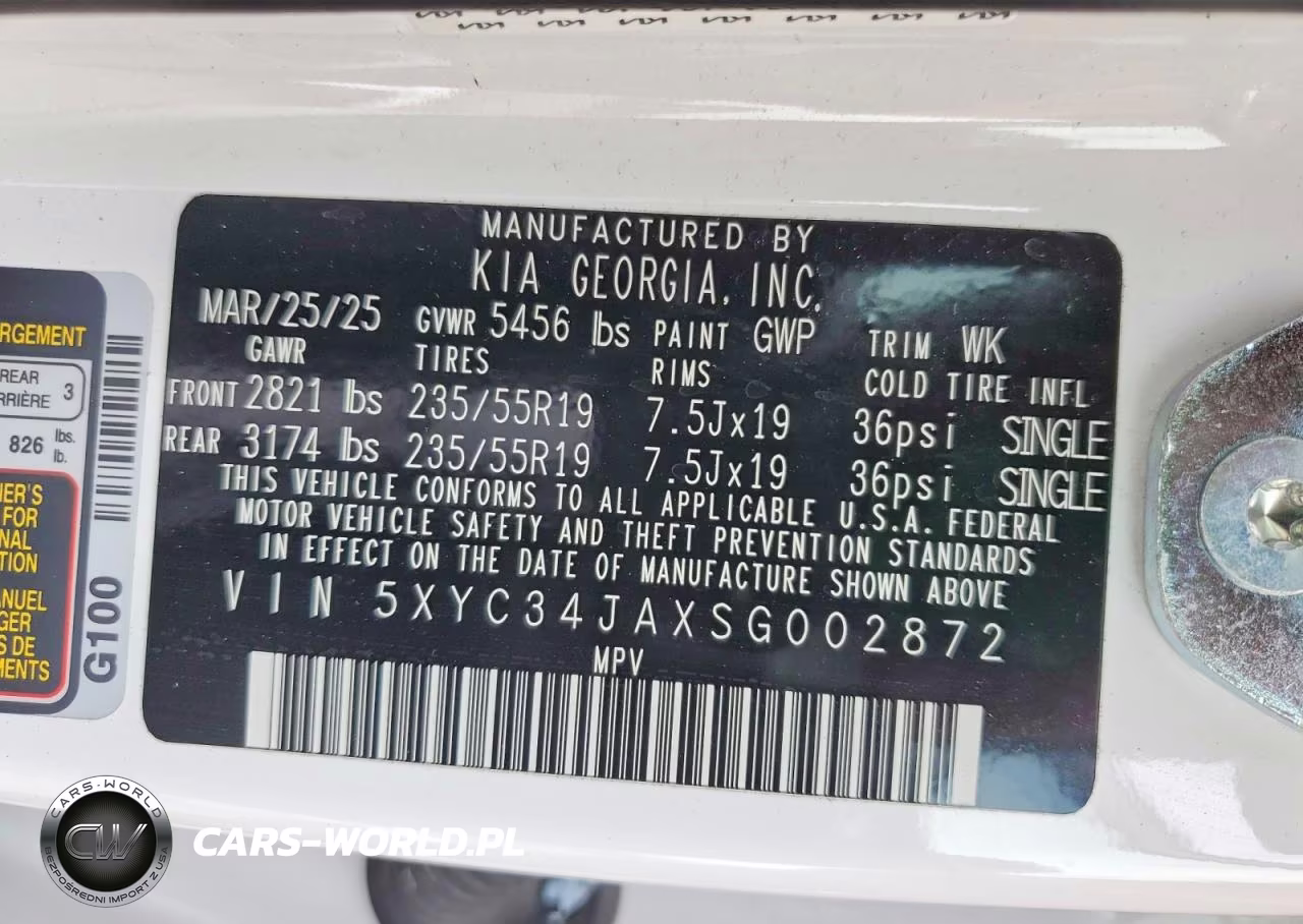 2025 Kia Ev6 Light Long Range VIN:5XYC34JAXSG002872 - 13