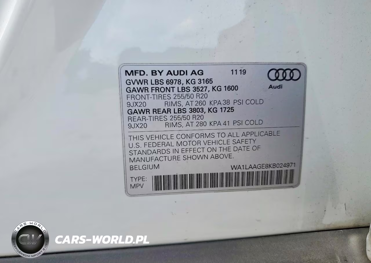 2019 Audi E-Tron Premium Plus VIN:WA1LAAGE8KB024971 - 13