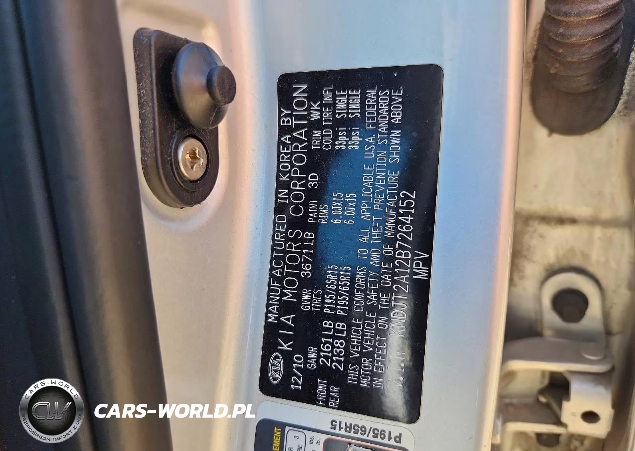 2011 Kia Soul Base VIN:KNDJT2A12B7264152 - 12