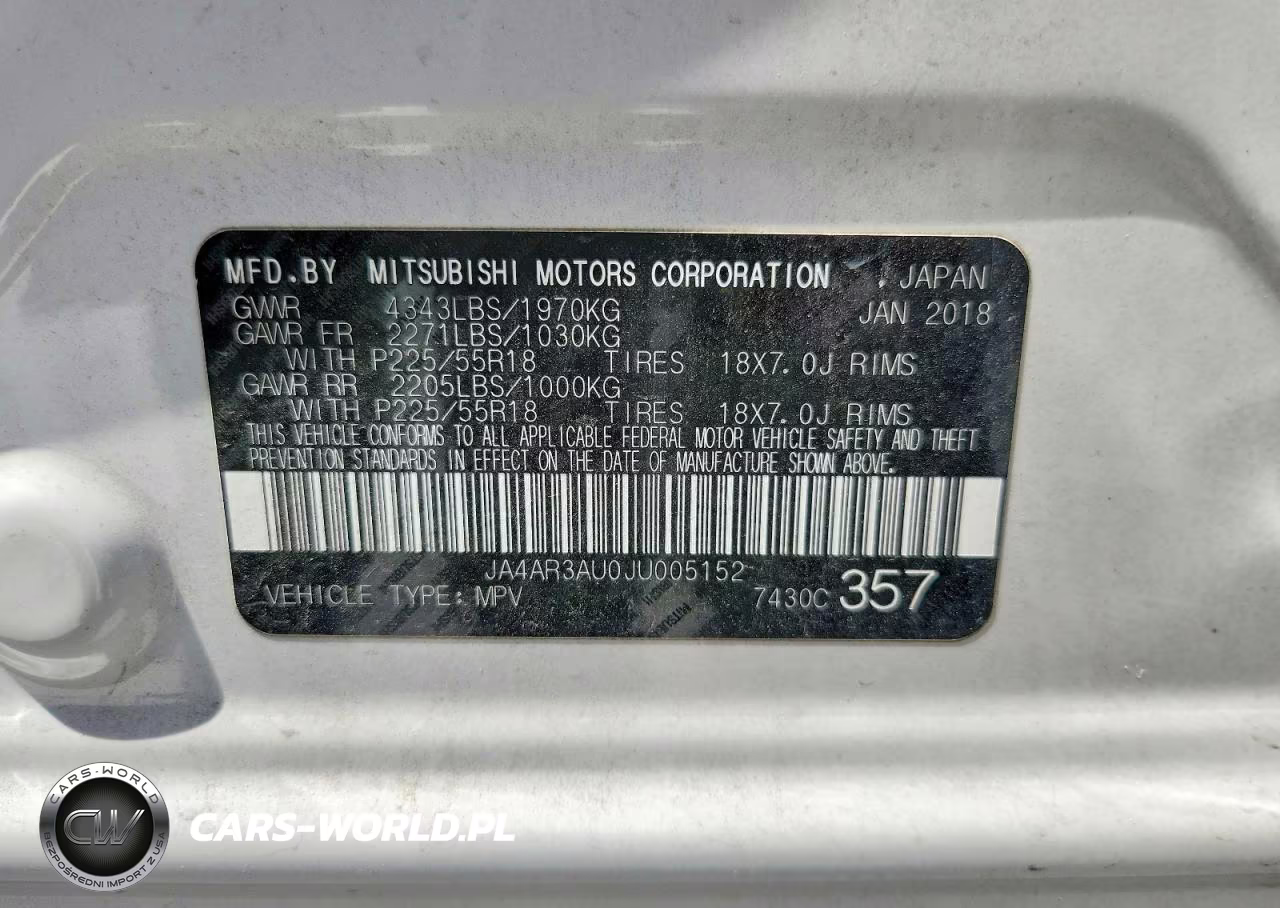 2018 Mitsubishi Outlander Sport Es-Se-Le VIN:JA4AR3AU0JU005152 - 14