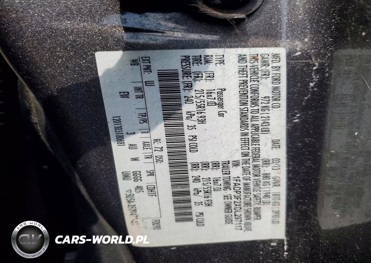 2013 Ford Focus Se VIN:1FADP3F2XDL297117 - 12