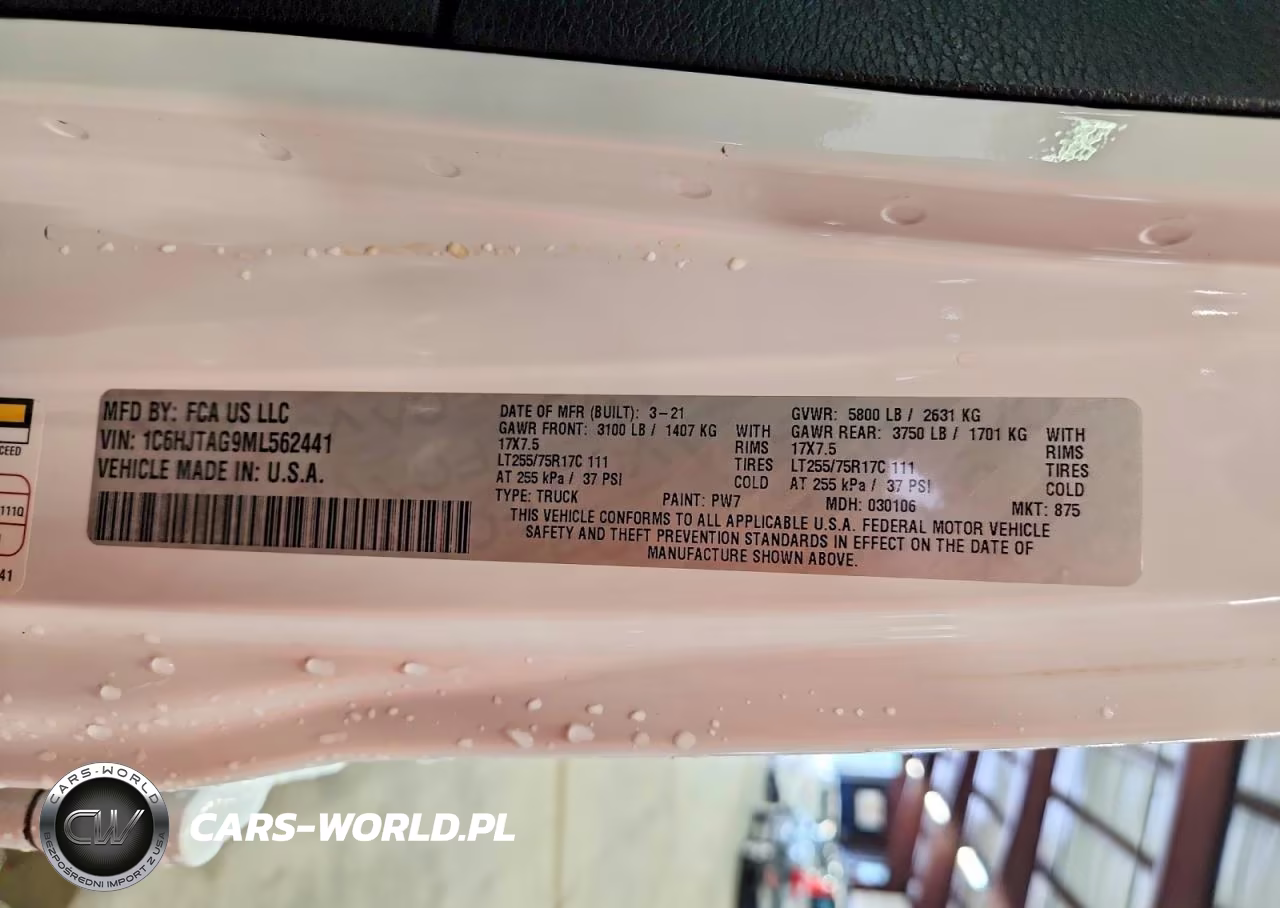 2021 Jeep Gladiator Sport VIN:1C6HJTAG9ML562441 - 13