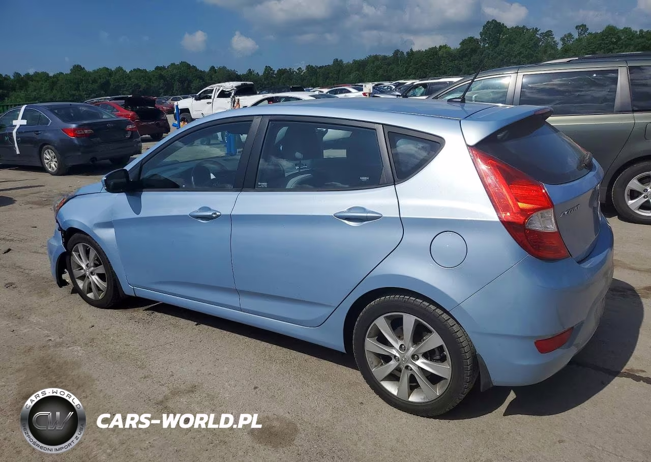 2013 Hyundai Accent Se VIN:KMHCU5AE5DU074873 - 2