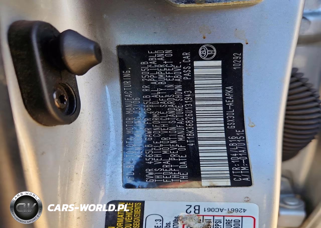 2006 Toyota Avalon Limited VIN:4T1BK36B26U131943 - 12