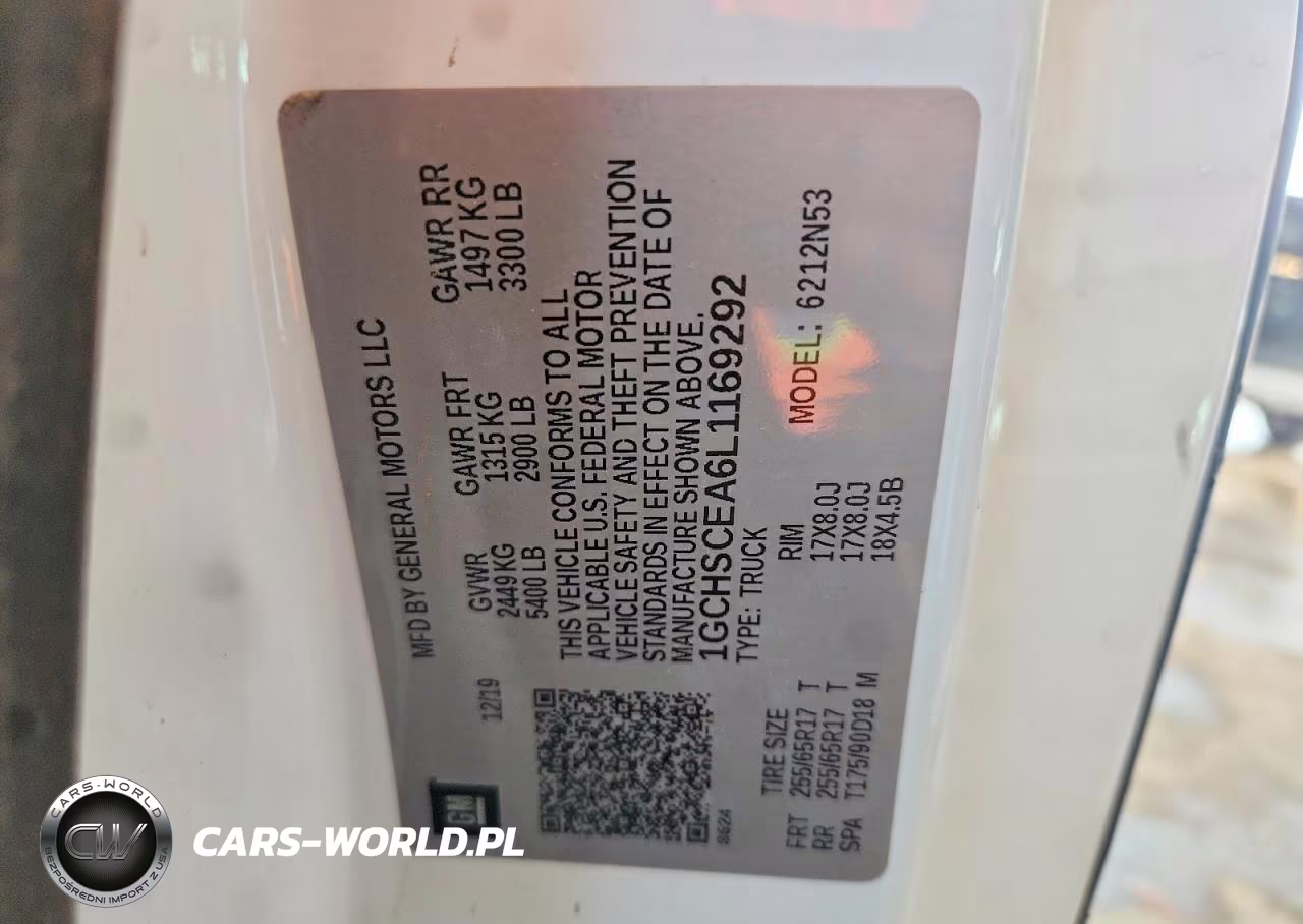 2020 Chevrolet Colorado Lt VIN:1GCHSCEA6L1169292 - 13