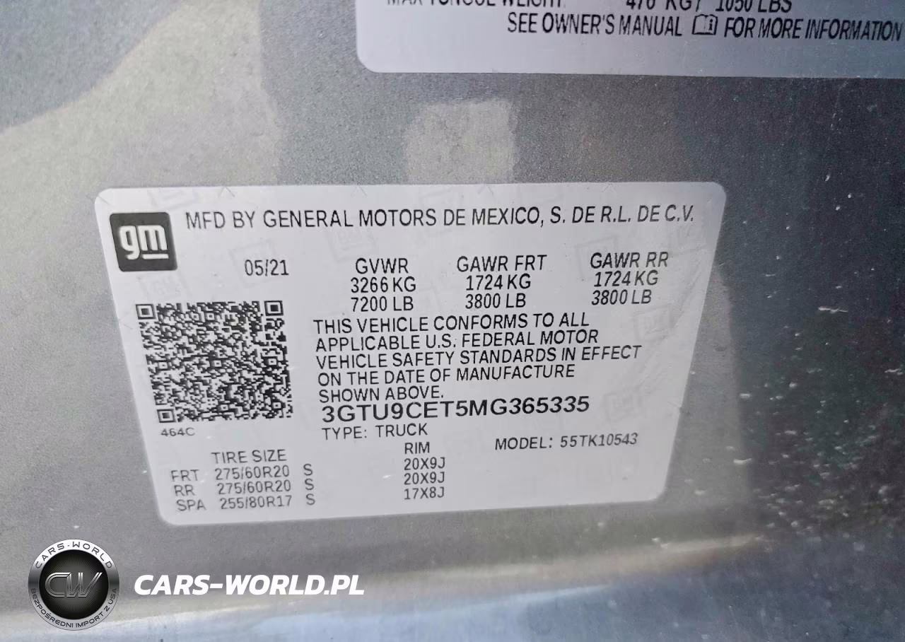 2021 GMC Sierra K1500 Elevation VIN:3GTU9CET5MG365335 - 12