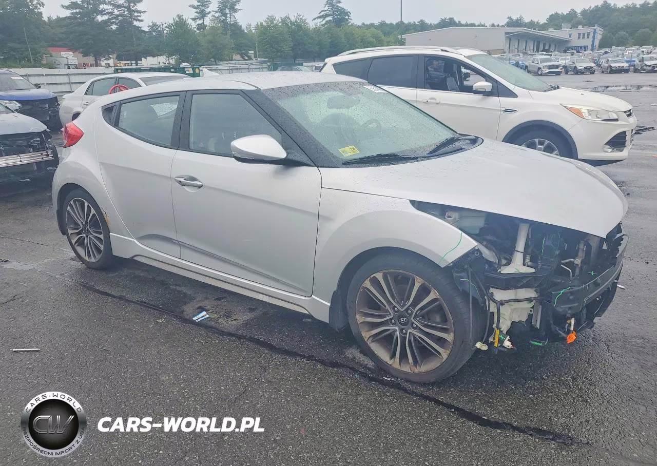 2016 Hyundai Veloster Turbo VIN:KMHTC6AE3GU290024 - 4