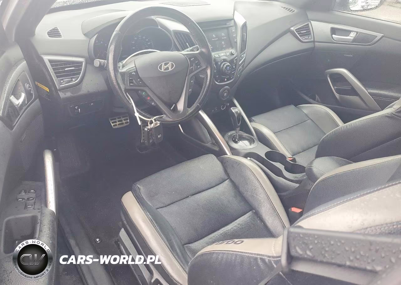 2016 Hyundai Veloster Turbo VIN:KMHTC6AE3GU290024 - 8