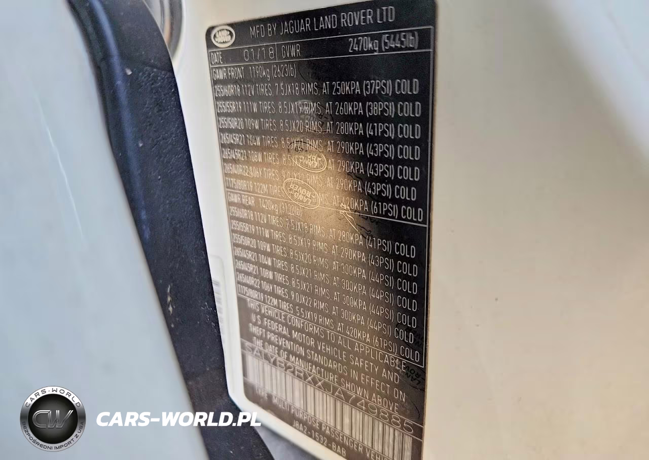 2018 Land Rover Range Rover Velar S VIN:SALYB2RXXJA749885 - 12