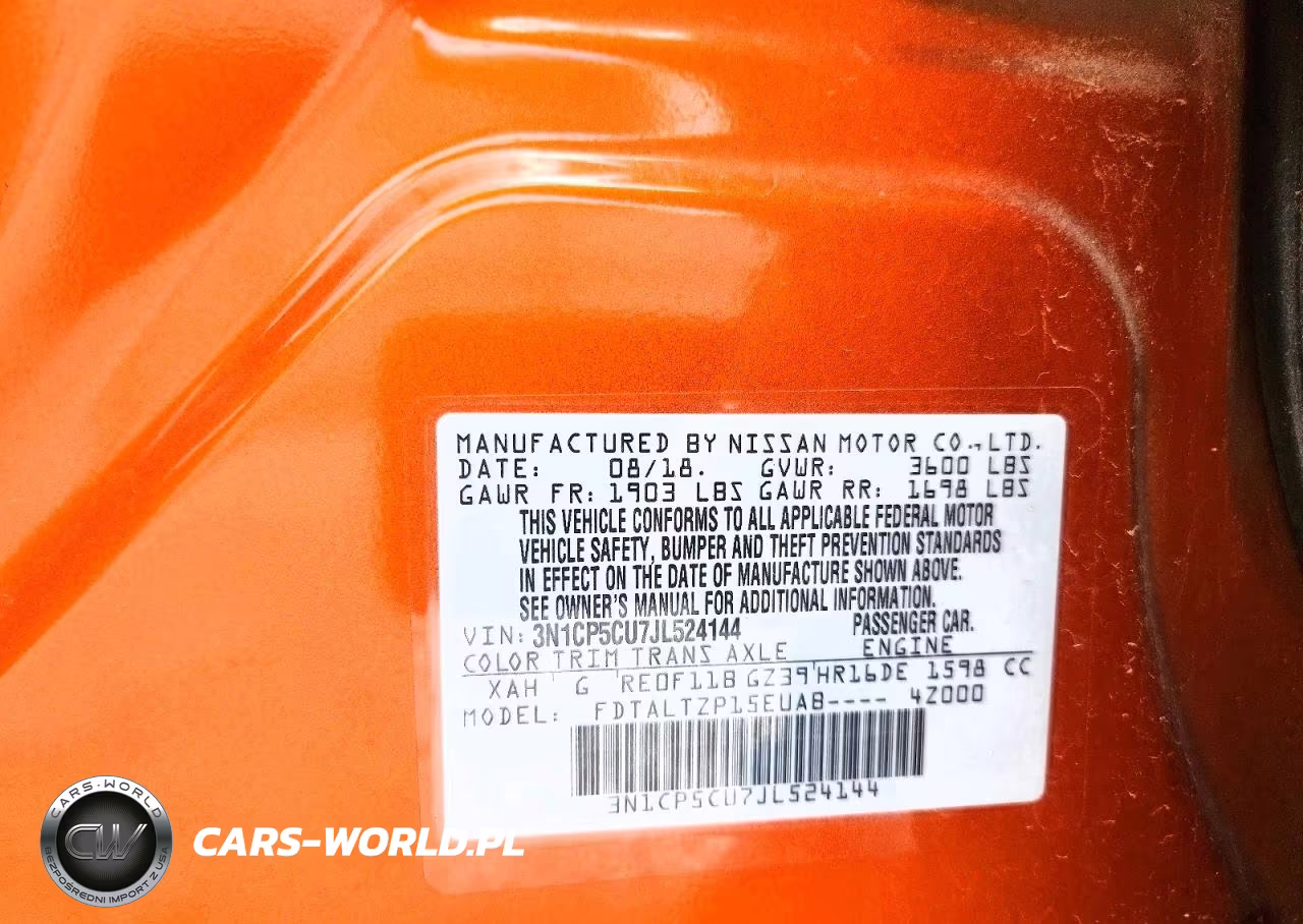2018 Nissan Kicks Sr VIN:3N1CP5CU7JL524144 - 13