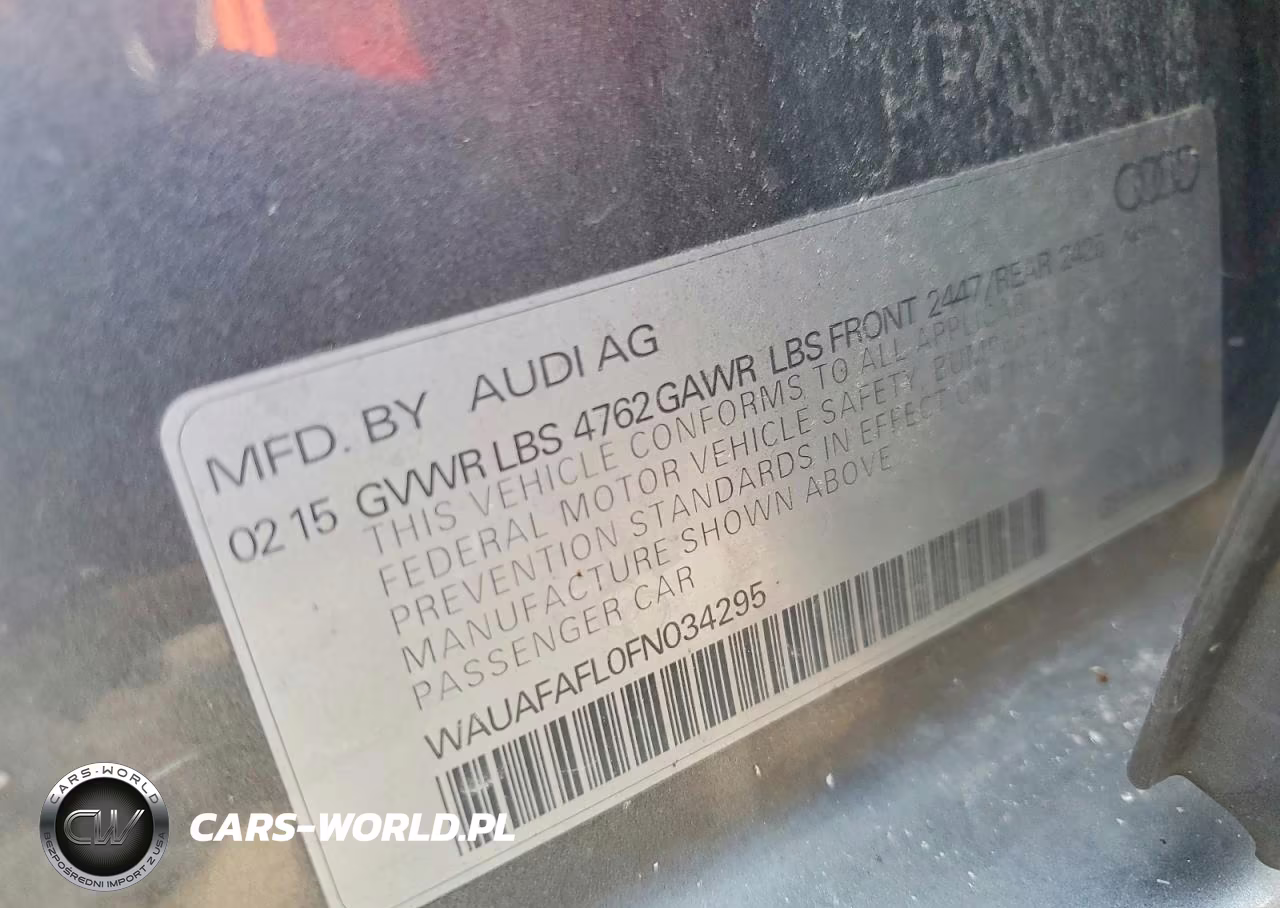 2015 Audi A4 Premium VIN:WAUAFAFL0FN034295 - 12