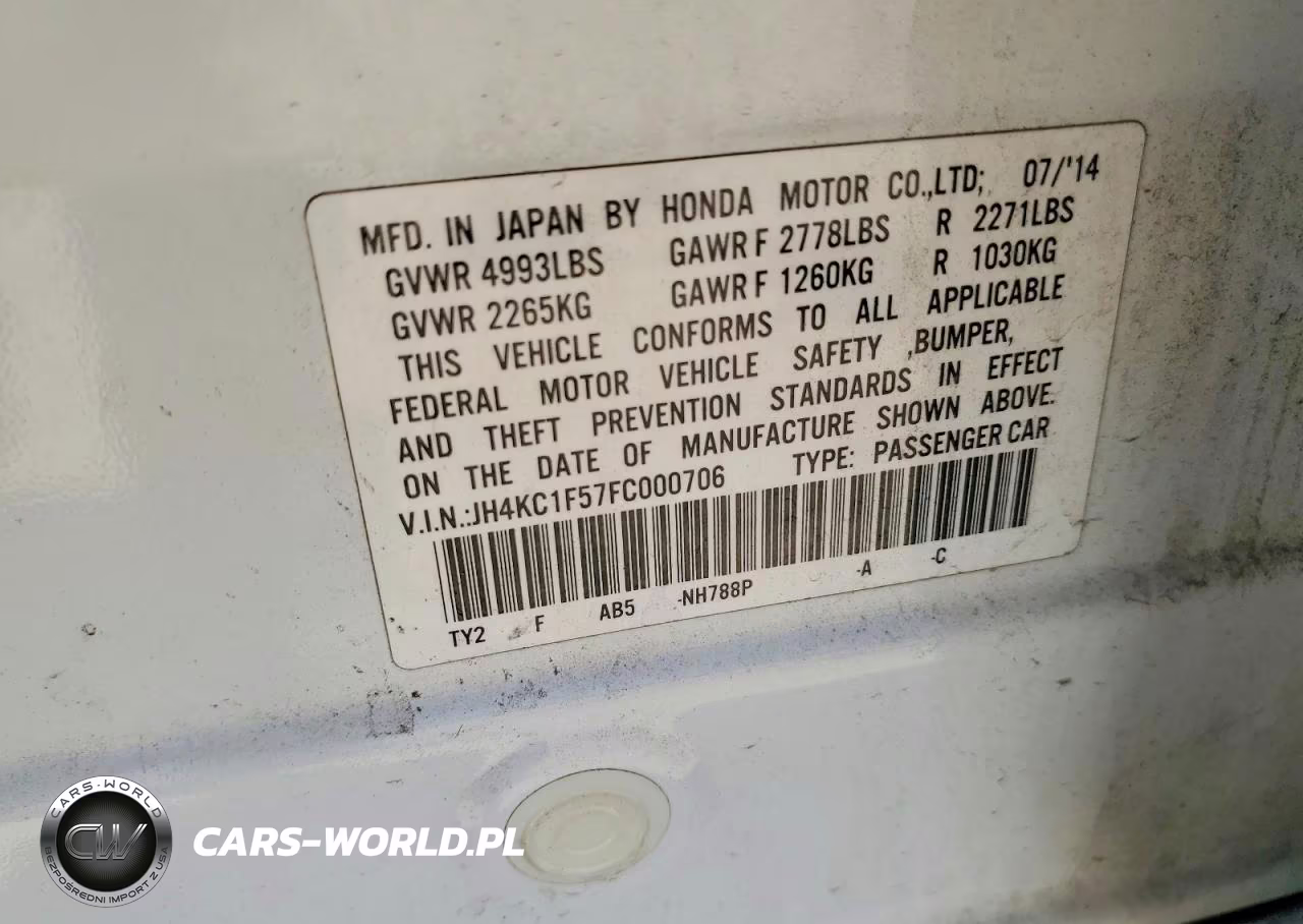 2015 Acura Rlx Tech VIN:JH4KC1F57FC000706 - 12