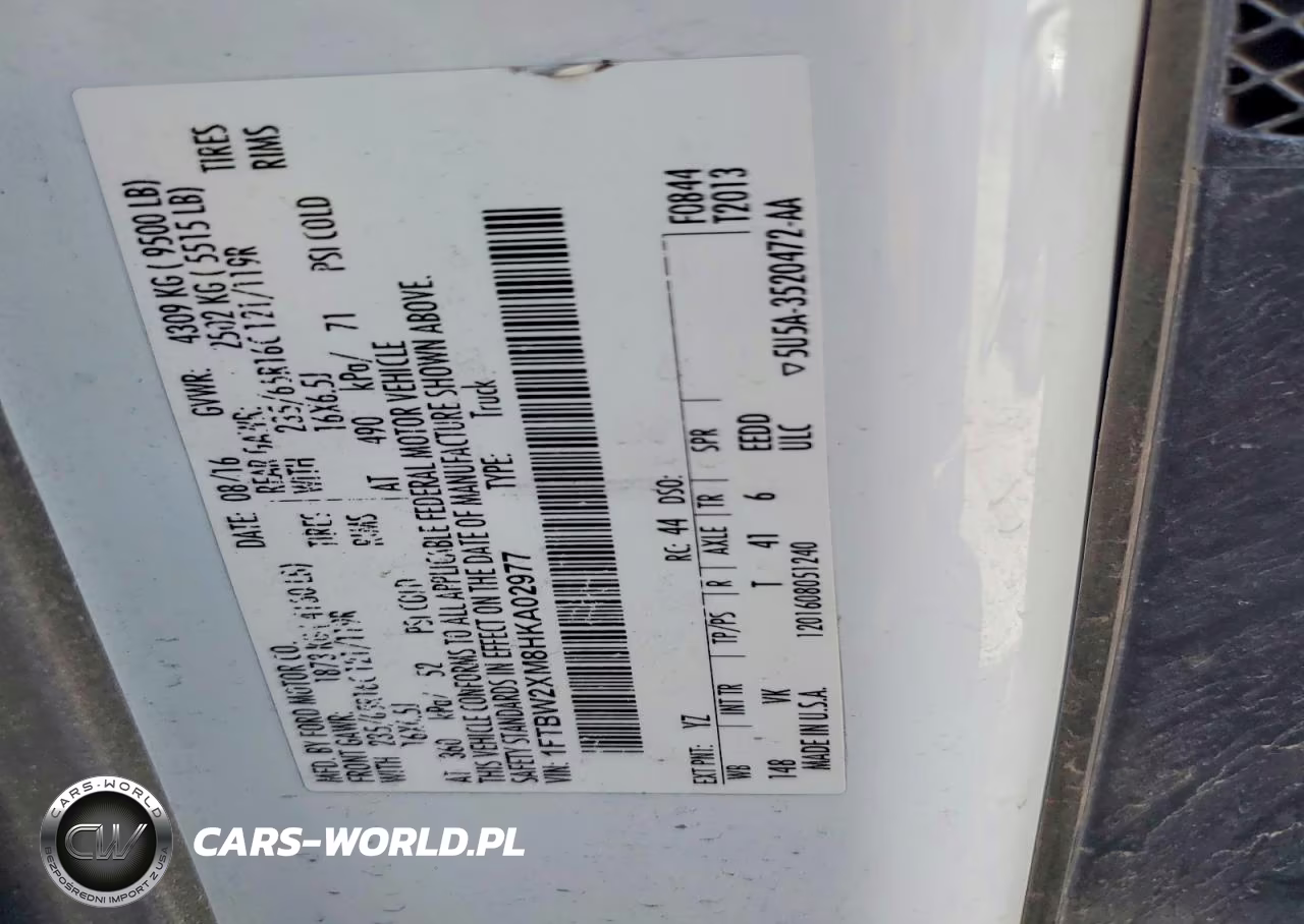 2017 Ford Transit T-350 VIN:1FTBW2XM8HKA02977 - 13